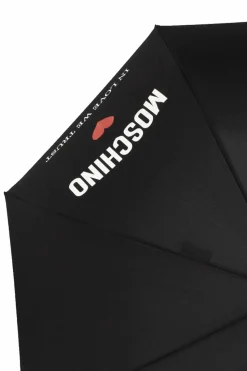 Moschino CZARNY Parasol z logo