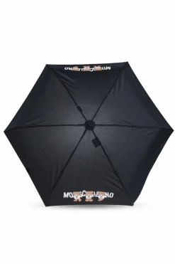 Moschino CZARNY Parasol z logo