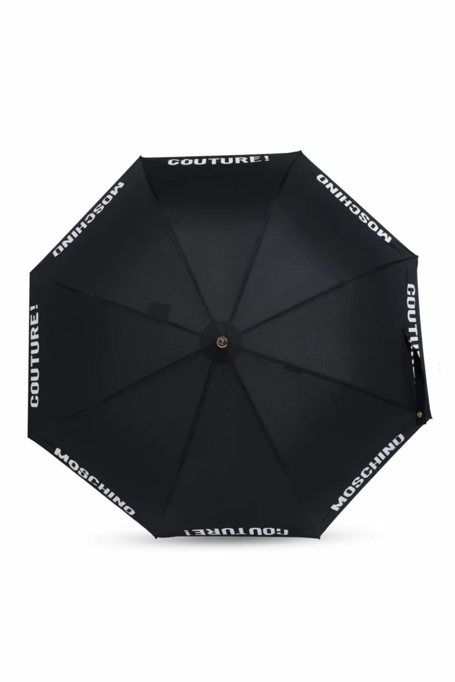 Moschino CZARNY Parasol z logo