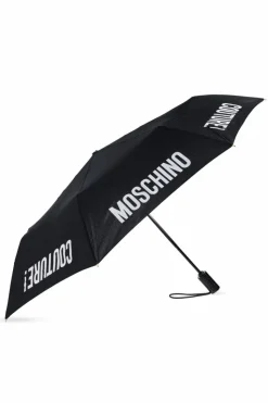 Moschino CZARNY Parasol z logo