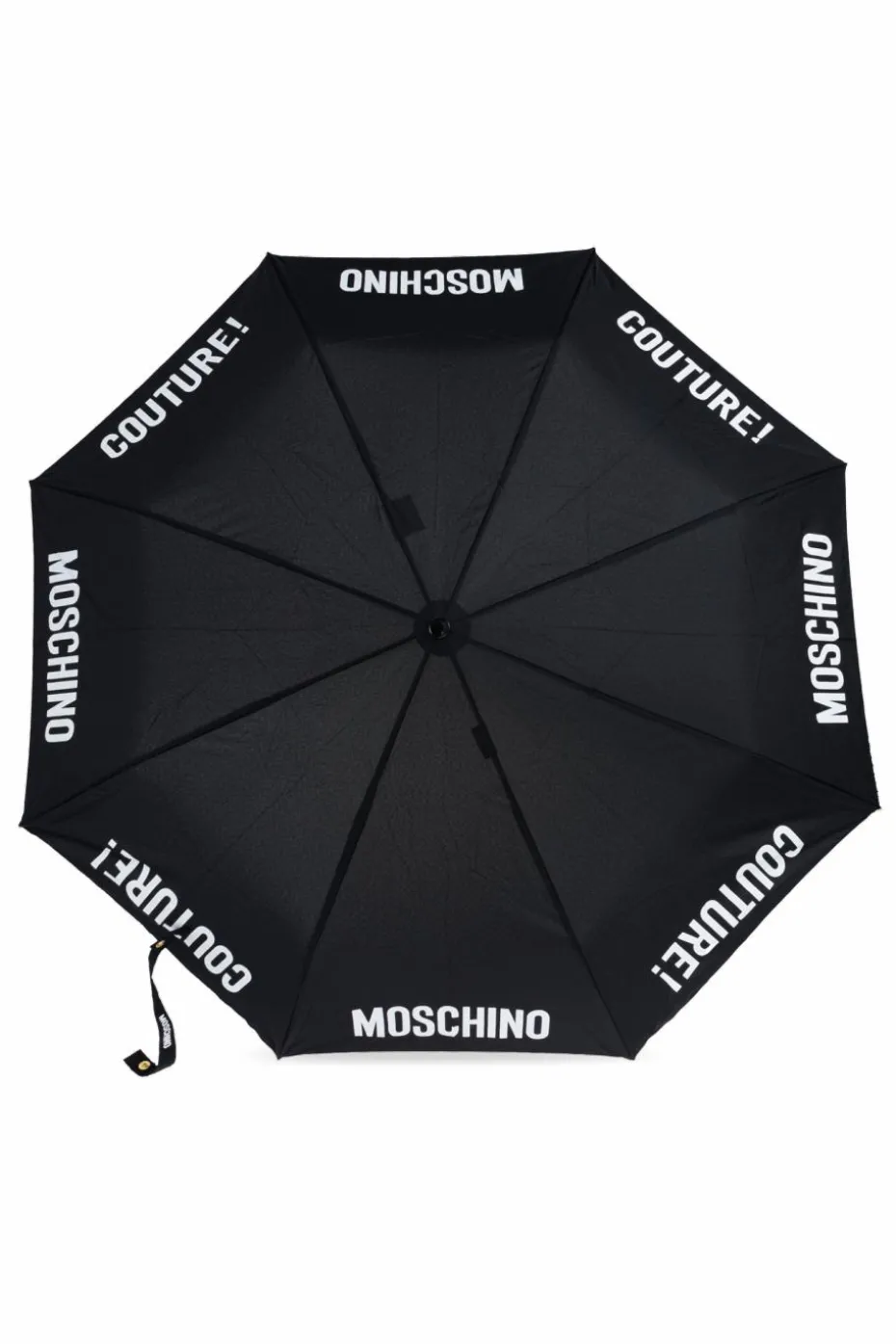 Moschino CZARNY Parasol z logo