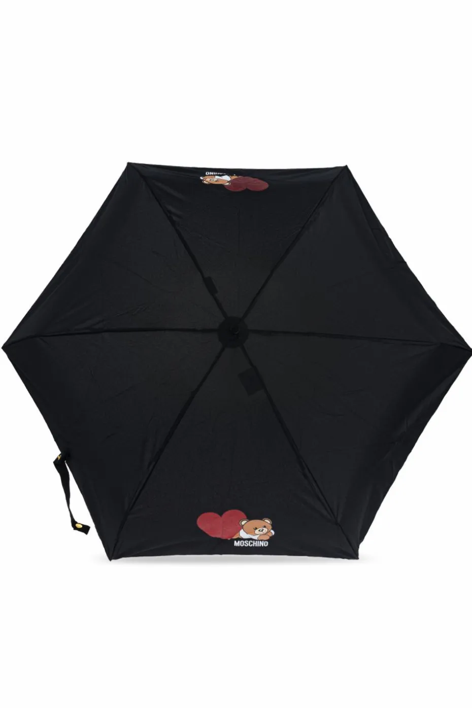Moschino CZARNY Parasol z logo