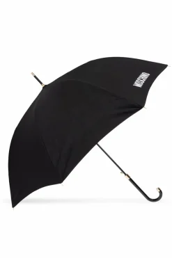 Moschino CZARNY Parasol z logo