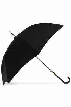 Moschino CZARNY Parasol ze wzorem