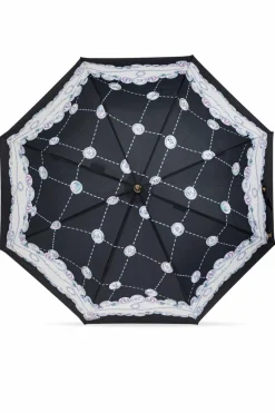 Moschino CZARNY Parasol z logo