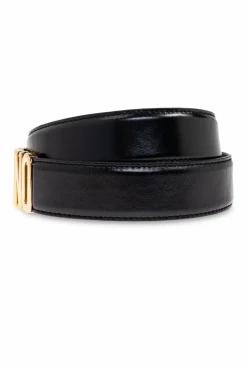 Moschino CZARNY Pasek z logo