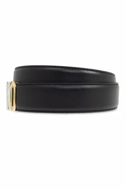 Moschino CZARNY Pasek z logo