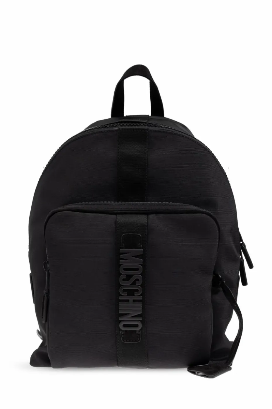 Moschino CZARNY Plecak z logo