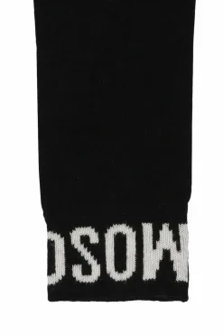 Moschino CZARNY Rękawice z logo