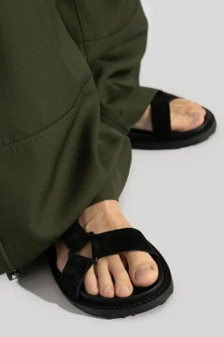 Moschino CZARNY Sandały z logo