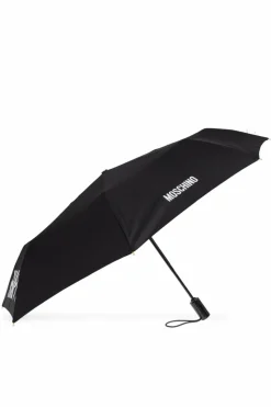 Moschino CZARNY Składany parasol