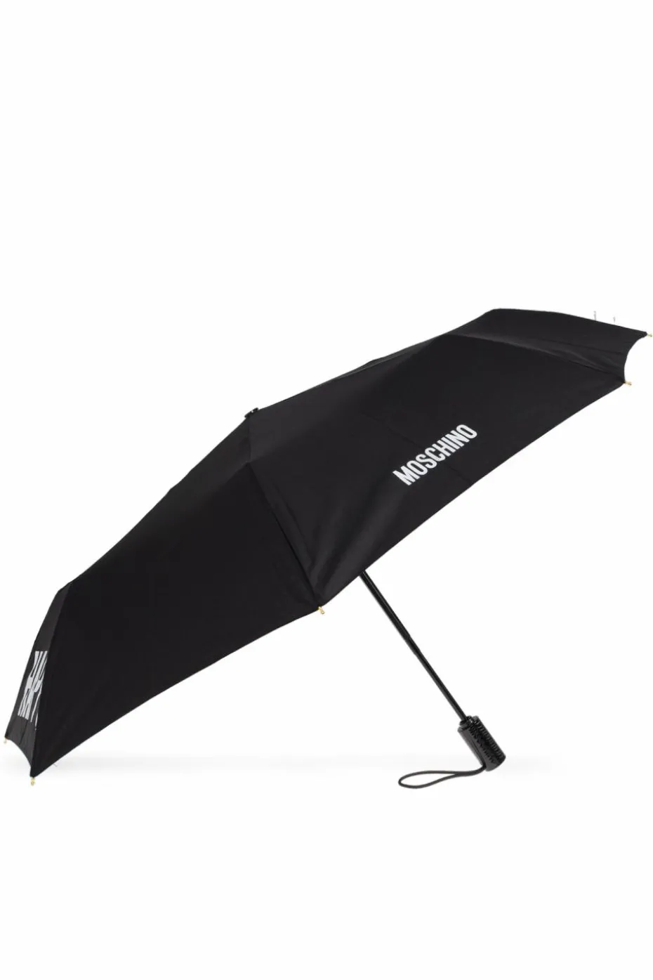 Moschino CZARNY Składany parasol