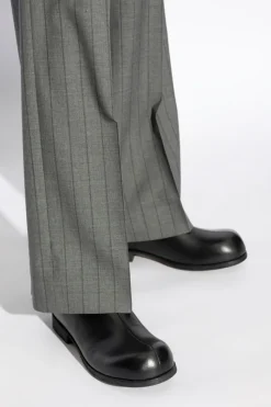 Moschino CZARNY Skórzane buty
