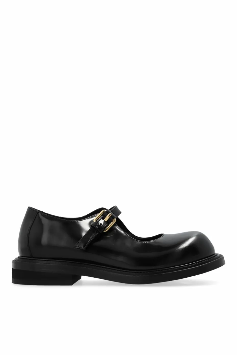Moschino CZARNY Skórzane buty