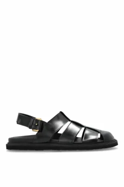 Moschino CZARNY Skórzane buty