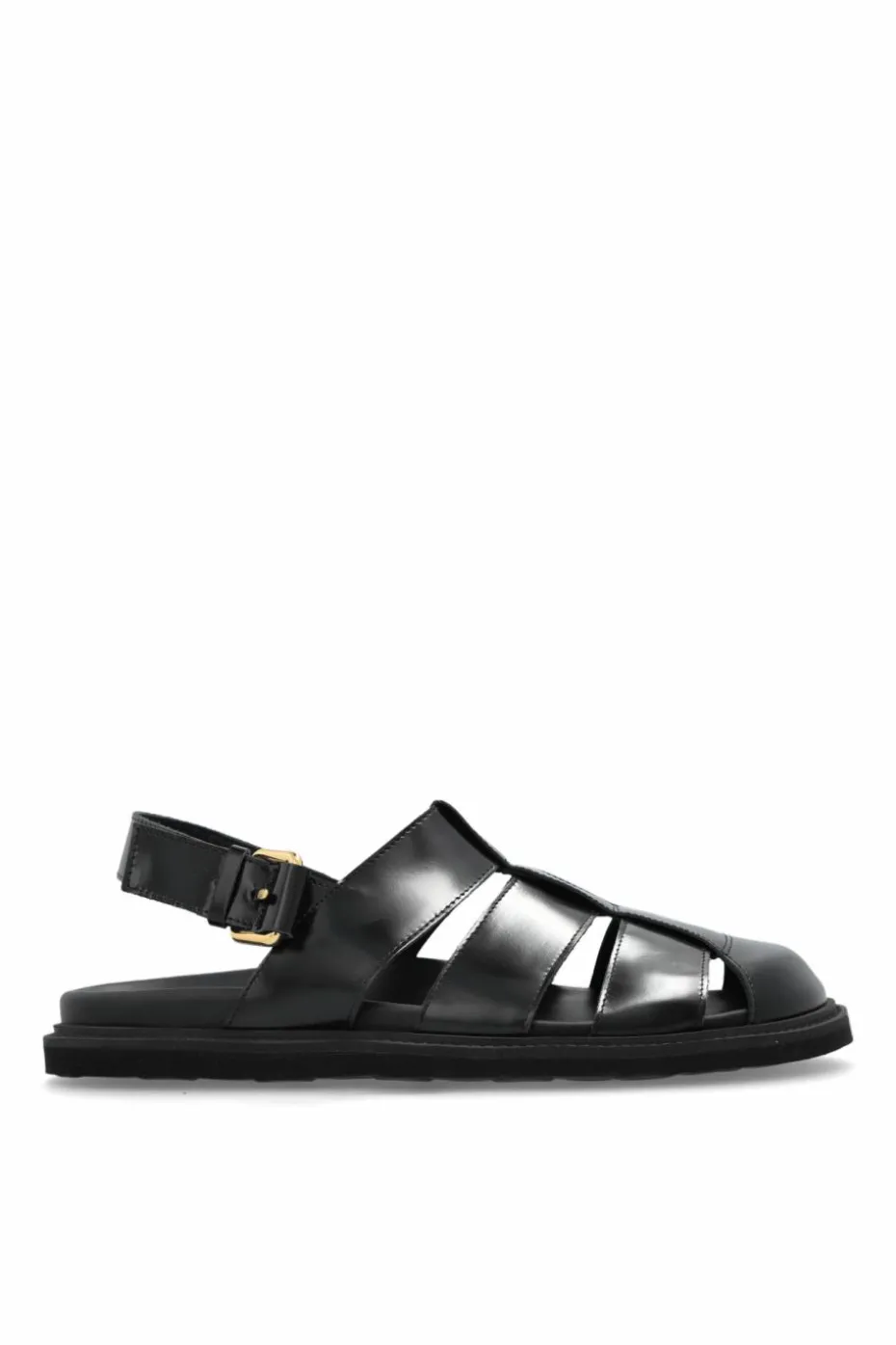 Moschino CZARNY Skórzane buty