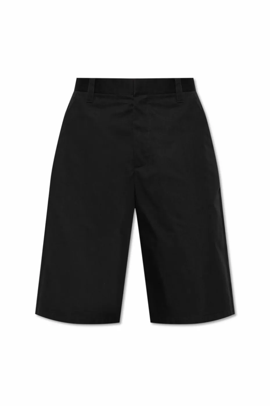 Moschino CZARNY Szorty z kieszeniami