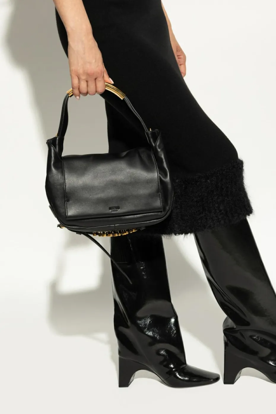 Moschino CZARNY Torba do ręki
