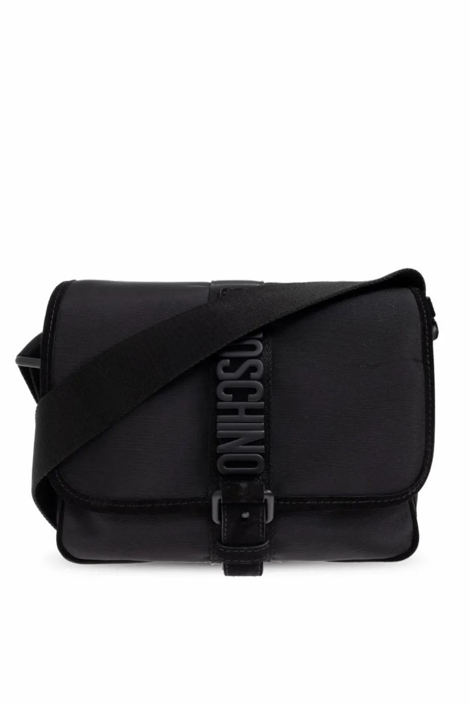 Moschino CZARNY Torba na ramię z logo