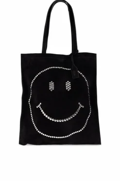 Moschino CZARNY Torba typu `shopper` z kolekcji `Smiley`