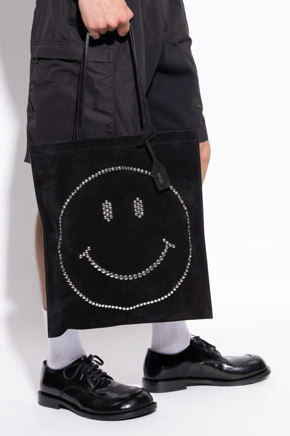 Moschino CZARNY Torba typu `shopper` z kolekcji `Smiley`