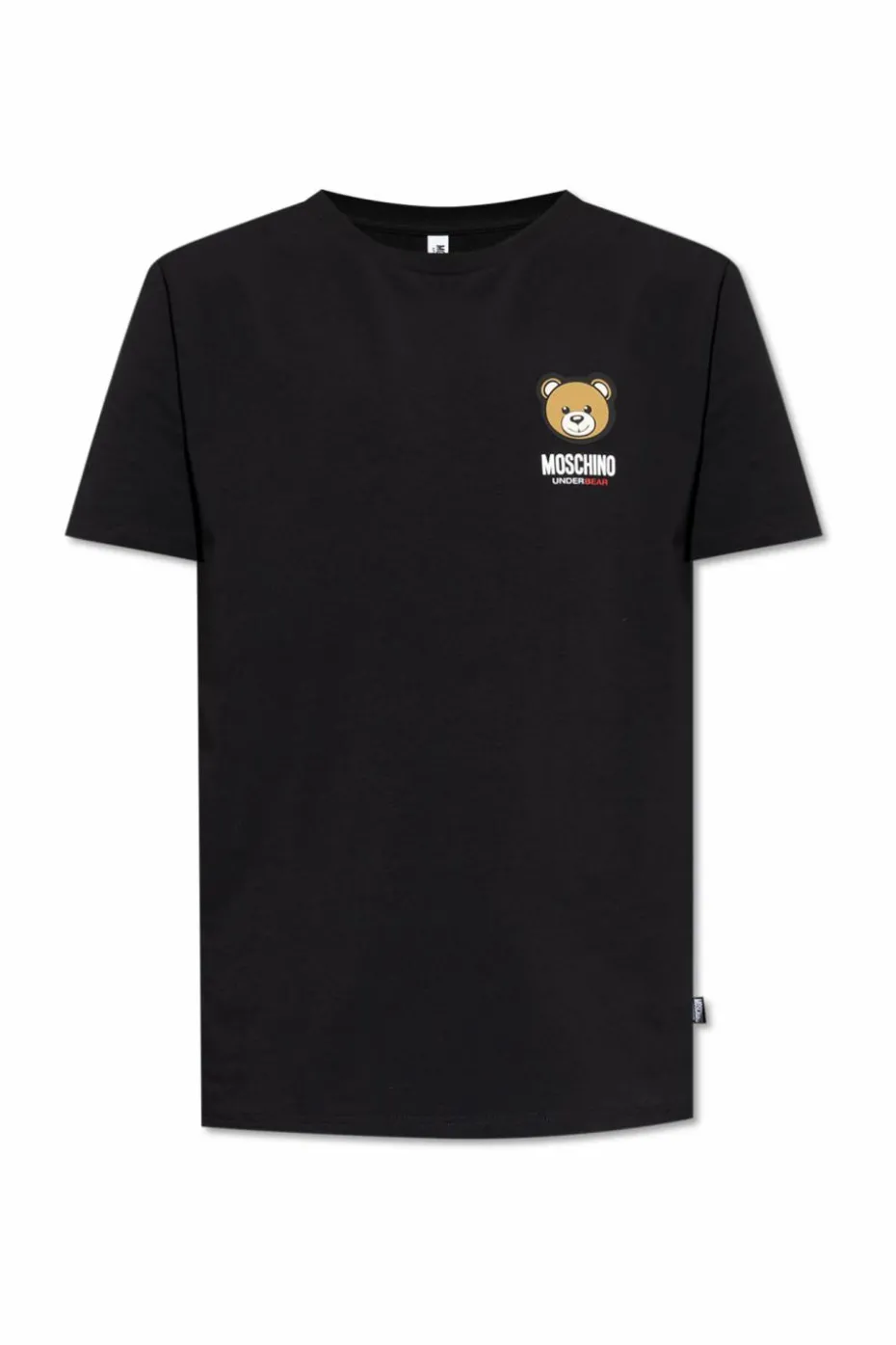 Moschino CZARNY T-shirt z kolekcji `Underwear`