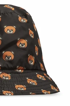 Moschino CZARNY Wzorzysty kapelusz