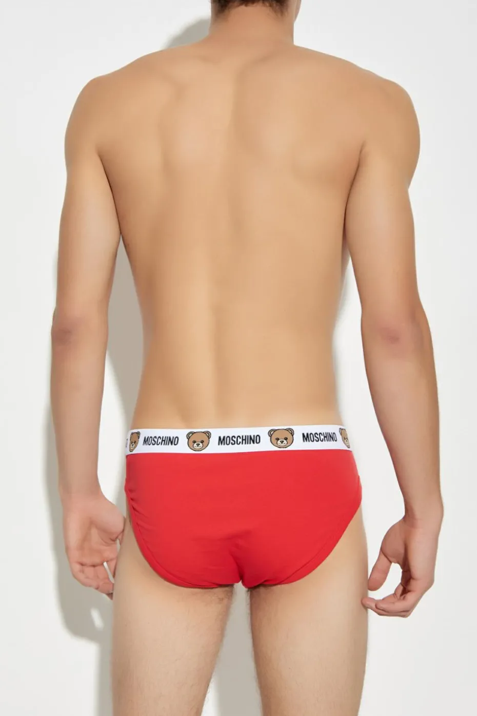 Moschino CZERWONY Dwupak slipów z logo