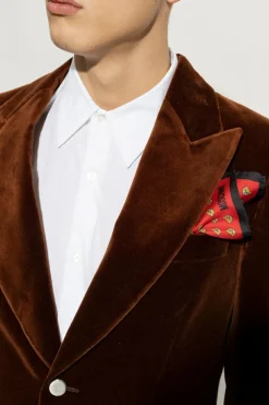 Moschino CZERWONY Poszetka z logo