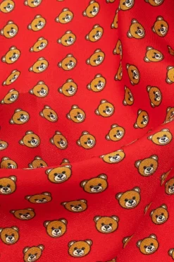 Moschino CZERWONY Poszetka z logo