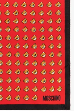 Moschino CZERWONY Poszetka z logo