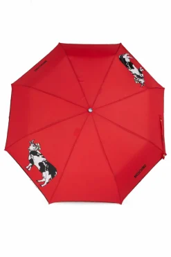 Moschino CZERWONY Składany parasol