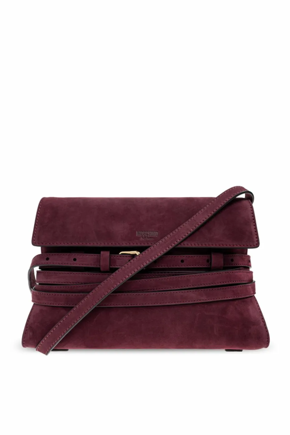 Moschino FIOLETOWY Torba na ramię