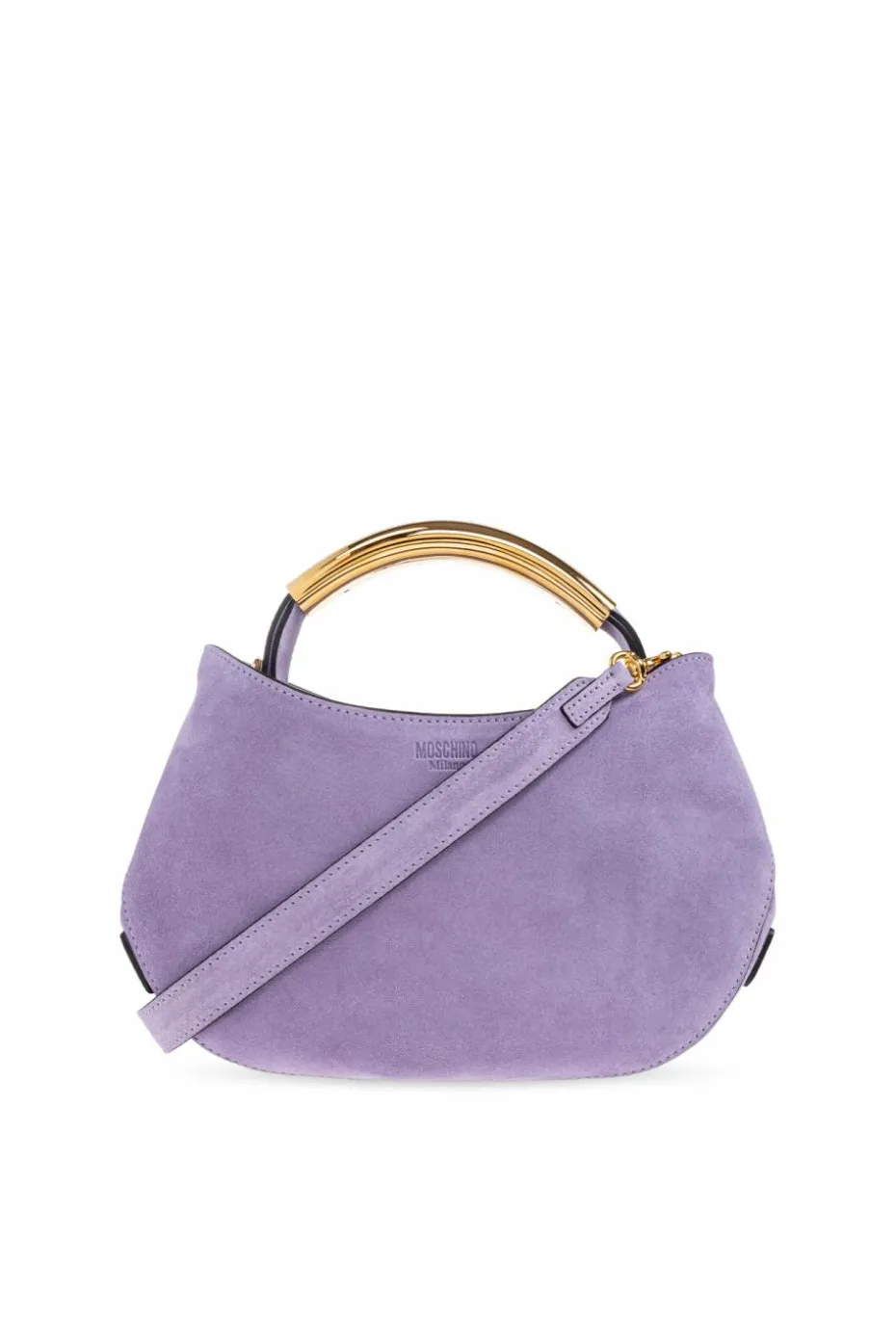 Moschino FIOLETOWY Torba do ręki