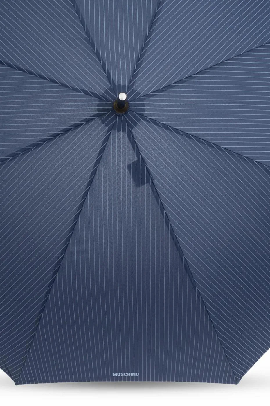 Moschino GRANATOWY Parasol z logo
