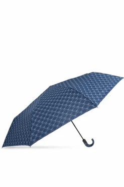 Moschino GRANATOWY Parasol z logo
