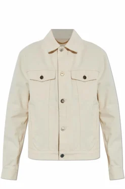 Moschino kremowy Kurtka jeansowa
