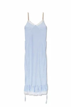 Moschino kremowy Sukienka na ramiączkach
