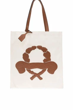 Moschino kremowy Torba typu `shopper`
