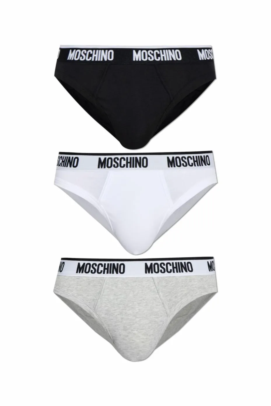 Moschino MULTIKOLOR Trójpak slipów z logo