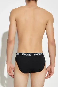 Moschino MULTIKOLOR Trójpak slipów z logo
