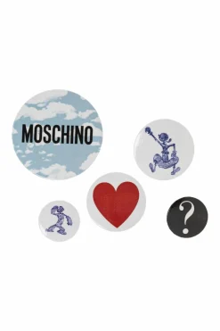 Moschino MULTIKOLOR Zestaw przypinek