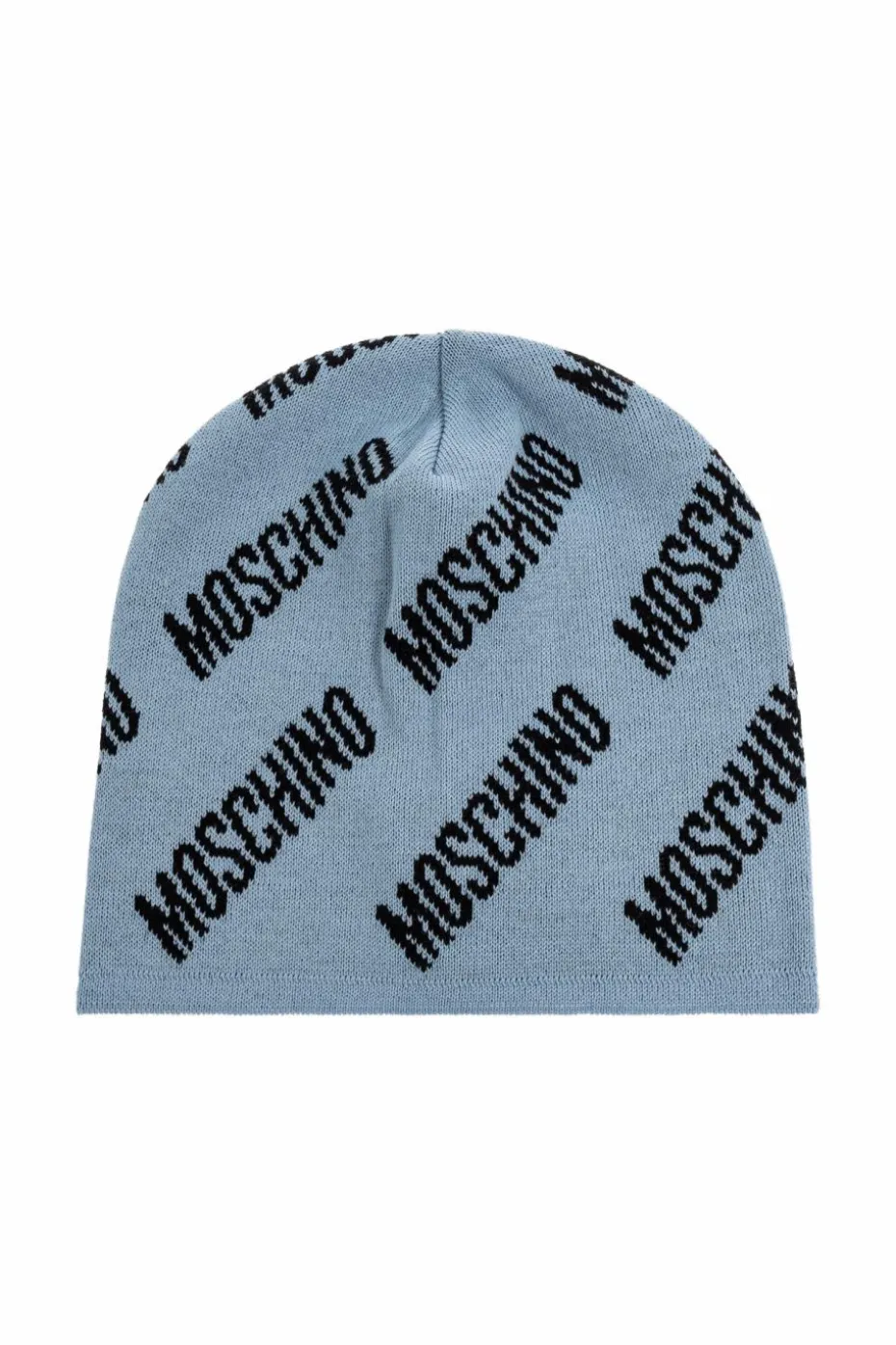 Moschino NIEBIESKI Czapka z monogramem