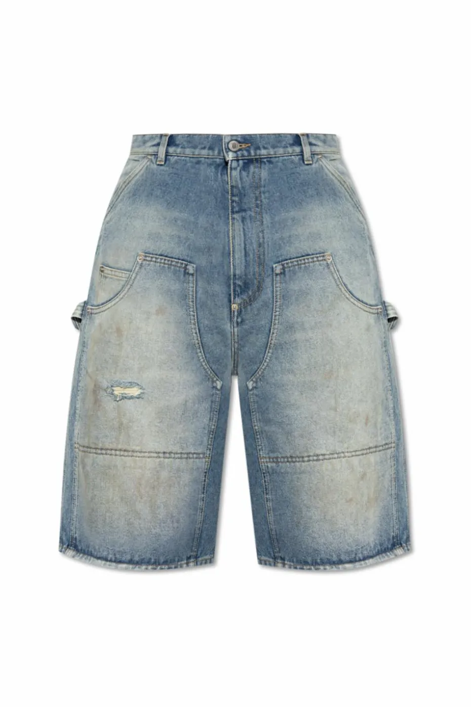 Moschino NIEBIESKI Jeansy z logo
