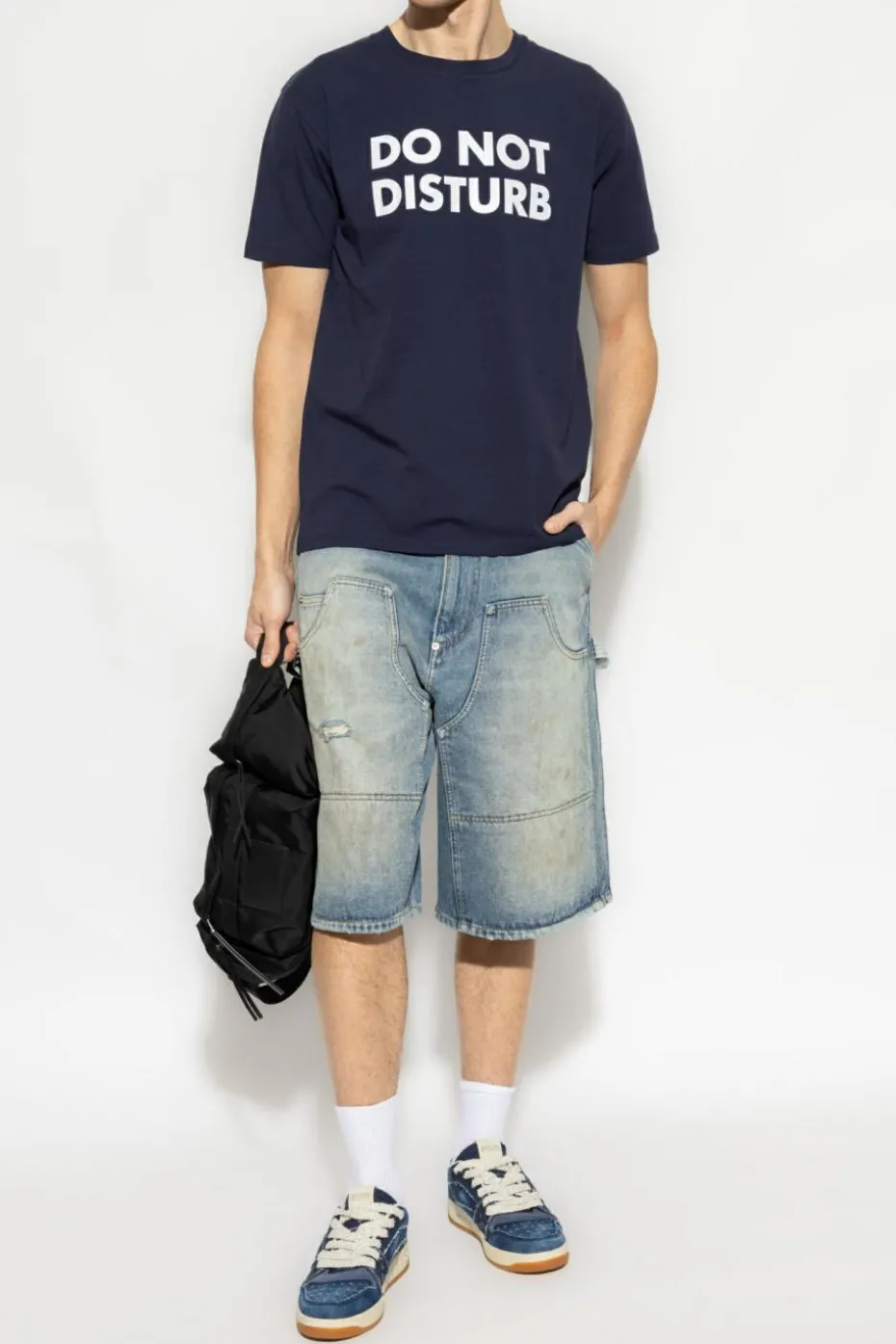Moschino NIEBIESKI Jeansy z logo