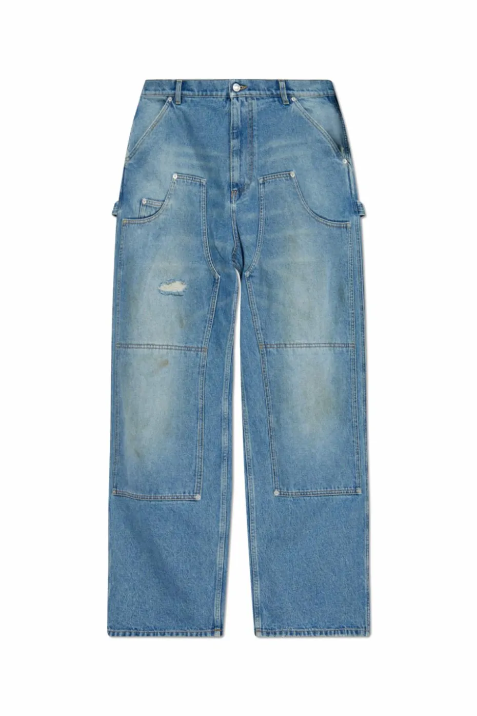 Moschino NIEBIESKI Jeansy z logo