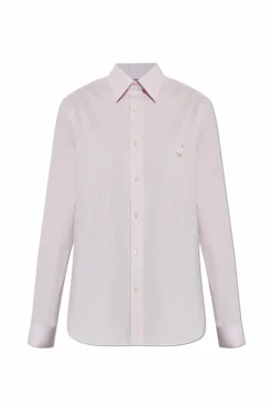 Moschino RÓŻOWY Koszula z logo