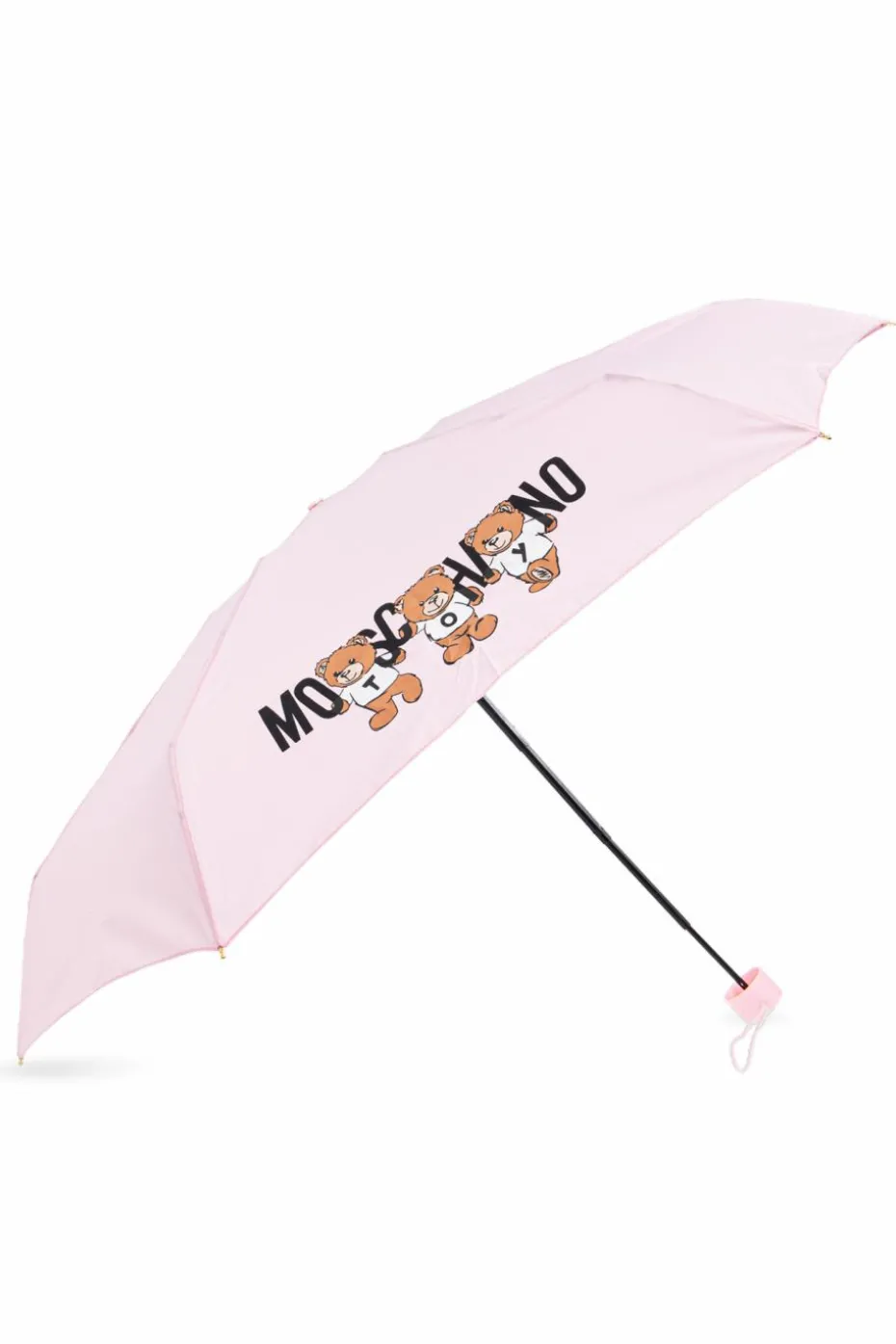 Moschino RÓŻOWY Parasol z logo