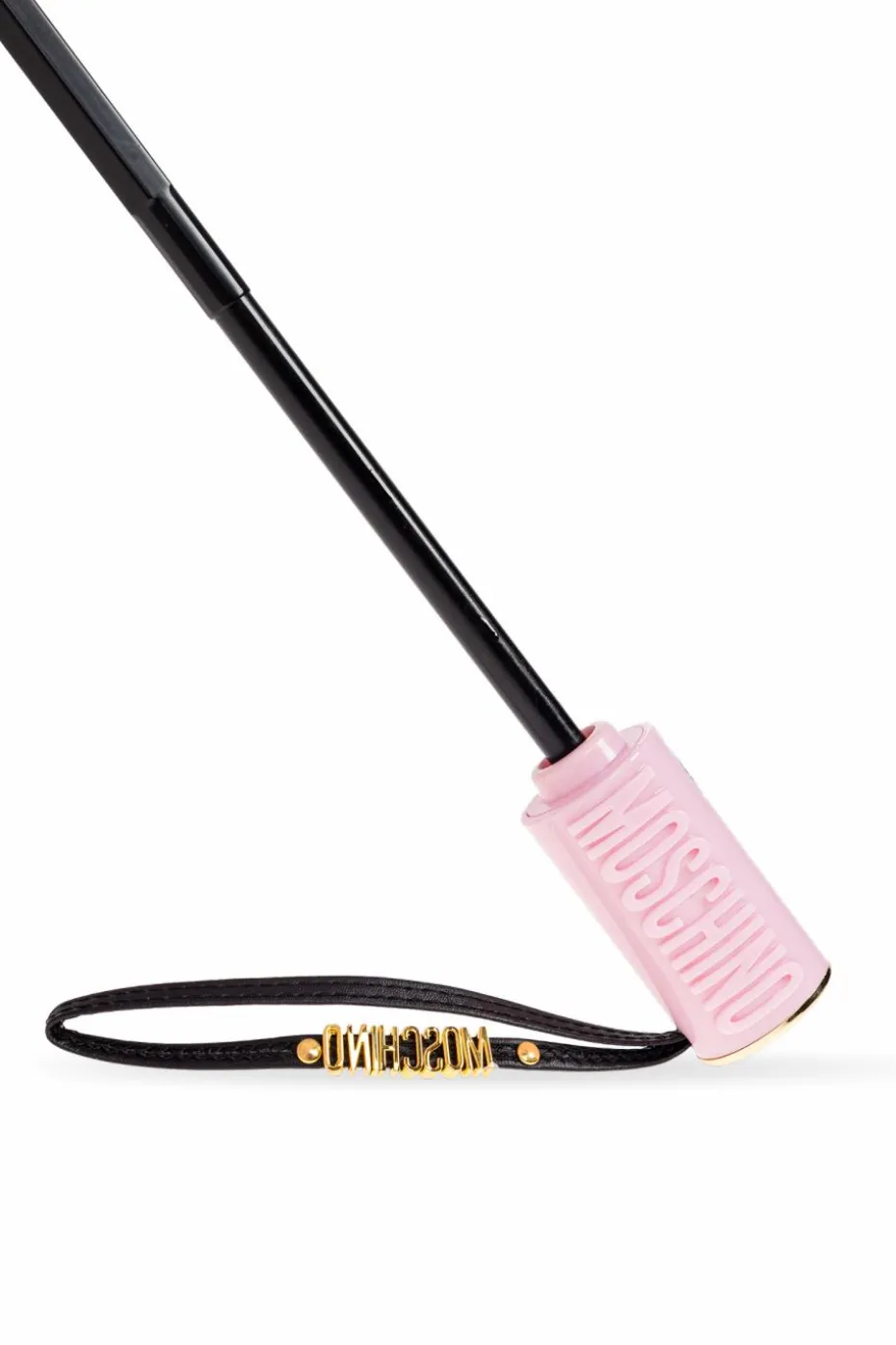 Moschino RÓŻOWY Składany parasol z logo