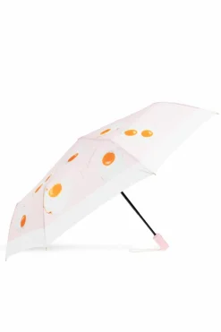 Moschino RÓŻOWY Składany parasol z logo